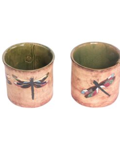 Übertopf bemalt Libelle - 1